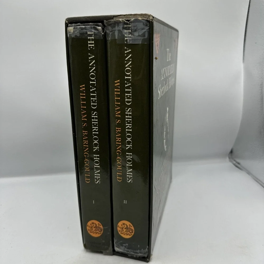 The Annotated Sherlock Holmes: 4 Novels & 56 Short Stories 1976 2 Volume Set #BS